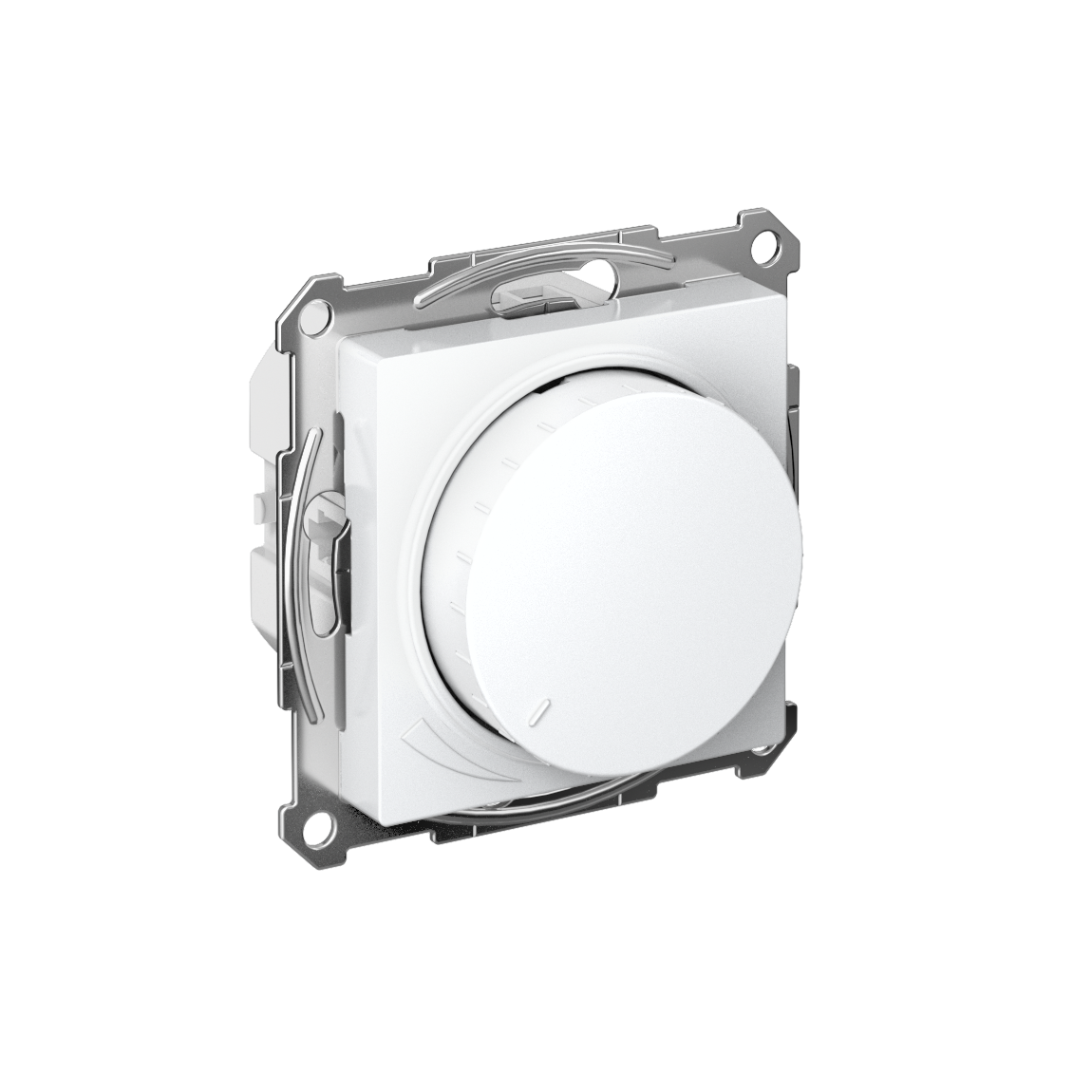 Systeme Electric AtlasDesign Белый Светорегулятор (диммер) повор-нажим, LED, RC, 400Вт, мех. фото