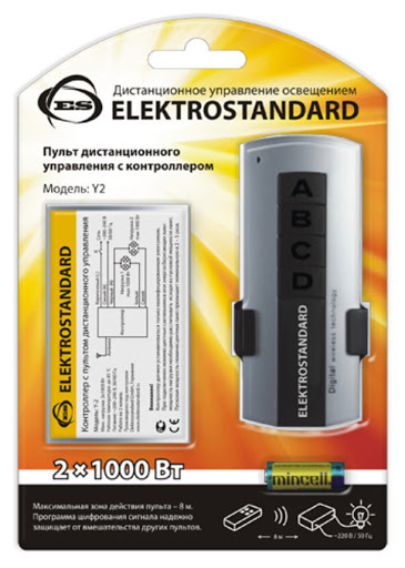 Elektrostandard Y2 / Контроллер для осветительного оборудования Пульт управления (2 канала) фото