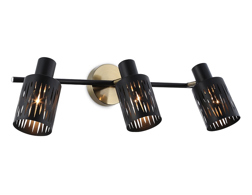 Ambrella Светильник накладной TR8669/3 BK/SB чёрный/бронза E14/3 max 60W 560*100*190 фото