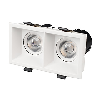 Arlight Светильник MS-FLOW-BUILT-S157x85-2x12W Warm3000 (WH, 55 deg, 230V) (IP20 Металл, 5 лет) фото