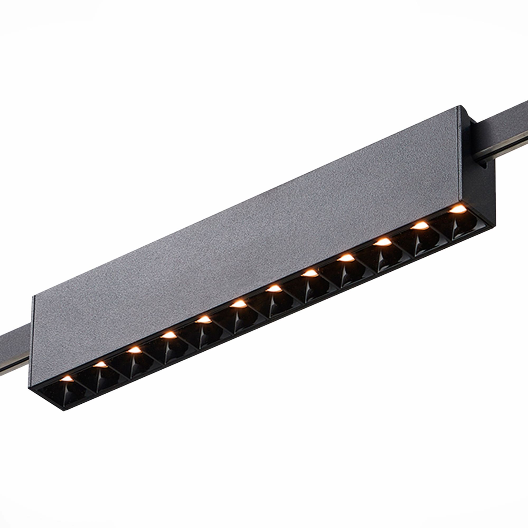 ST LUCE ST816.446.12 Магнитный трековый светильник FARM Черный LED 1*12W 4000K 609Lm Ra90 40 IP20 L232xW24x фото