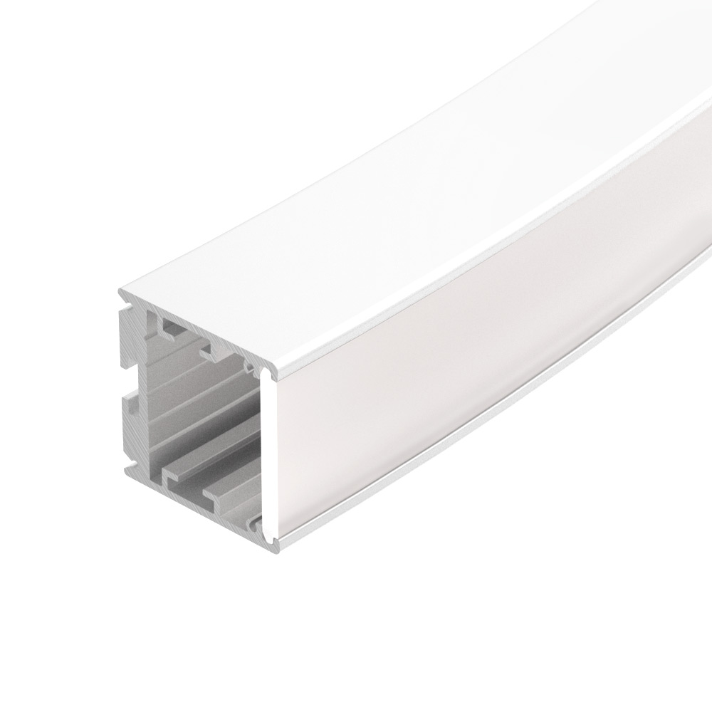 Arlight Профиль SL-ARC-3535-D1500-W90 WHITE (1180мм, дуга 1 из 4) (Алюминий) фото