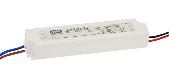 Varton Драйвер 18 Вт 24V для светодиодной ленты Meanwell IP67 140x30x20 мм фото