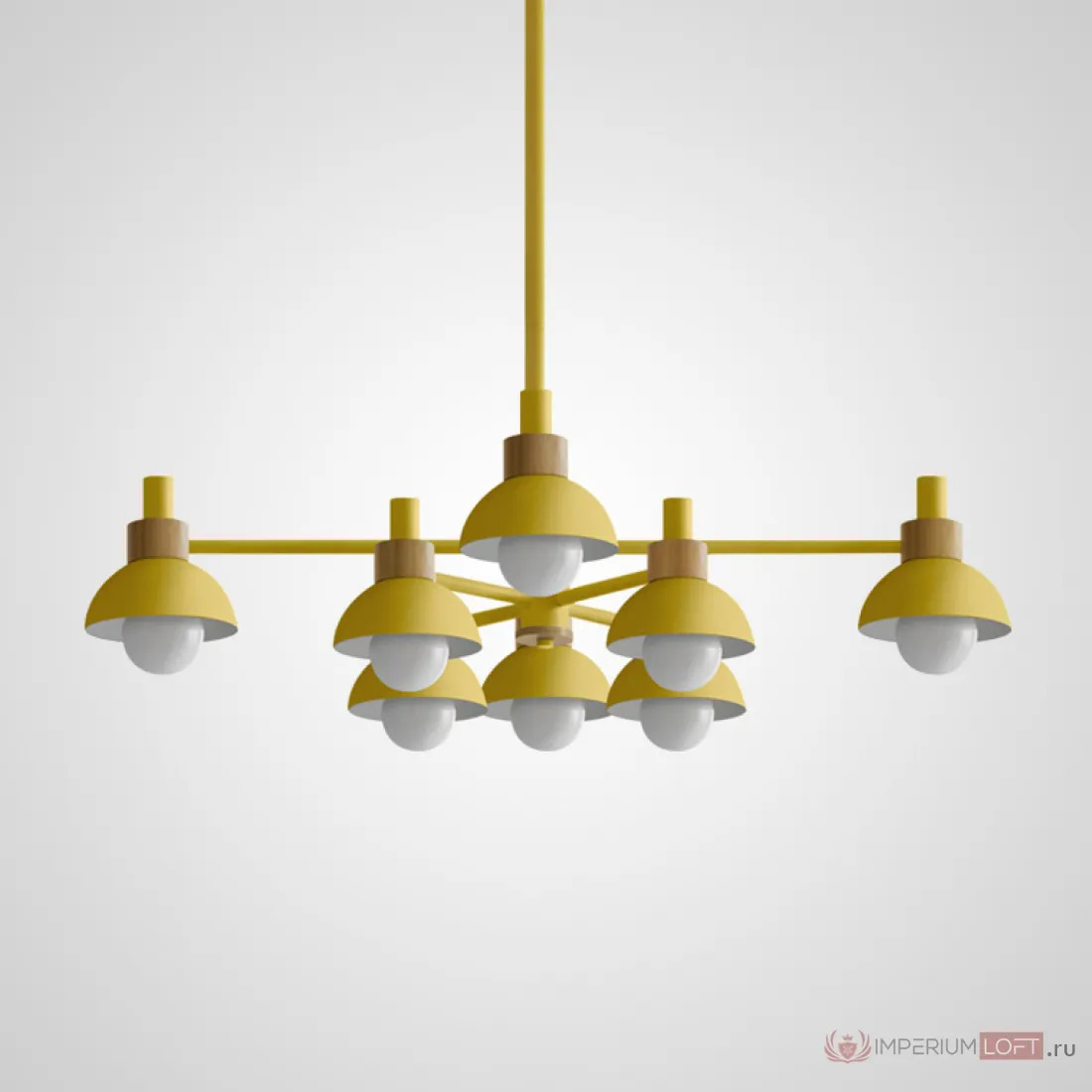 ImperiumLoft Люстра на штанге FANTA A 8 lights Yellow фото