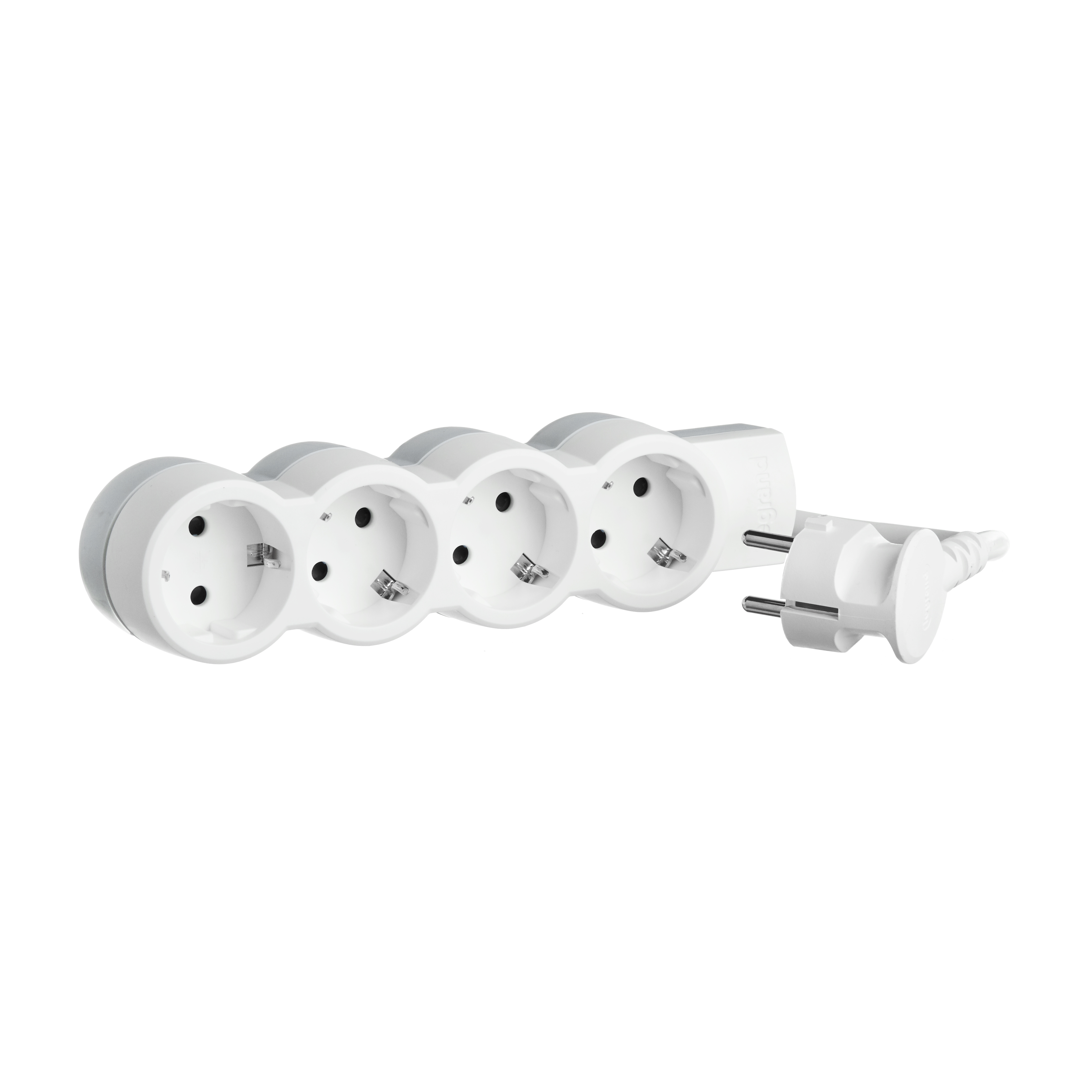 IEK STANDARD Удлинитель У04 4 места 1,5м 3х1,5мм2 16А бел. фото
