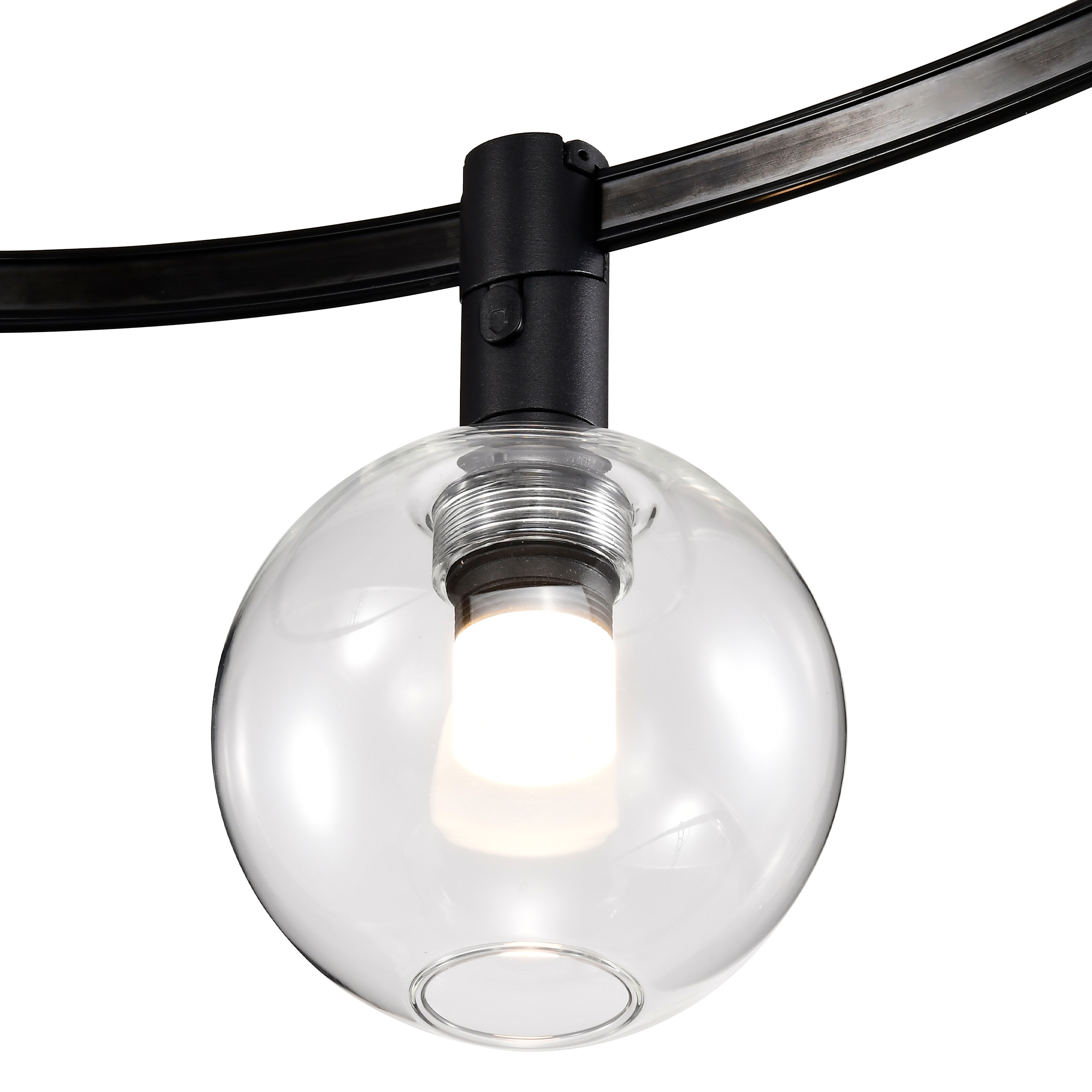 Lightstar 207637 Светильник 48V д/1-фазн трека DUE LED 3W 120LM 100G ЧЕРНЫЙ 3000K IP20 фото