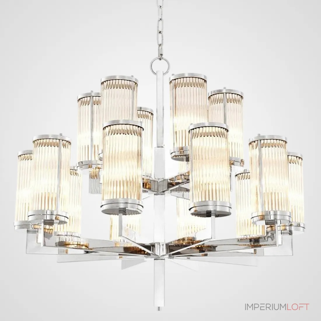 ImperiumLoft Подвесная люстра Сilindery Silver D75 фото