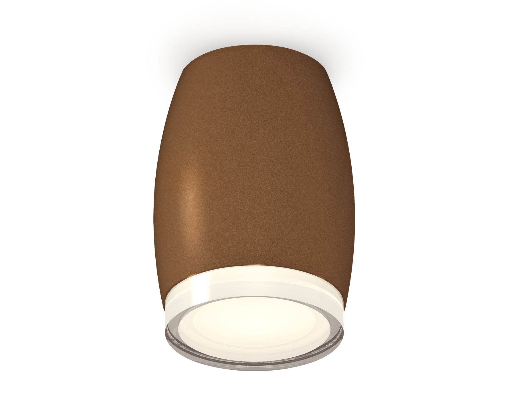 Ambrella Комплект накладного светильника XS1124021 SCF/FR/CL кофе песок/белый матовый/прозрачный MR16 GU5.3 (C1124, N7160) фото
