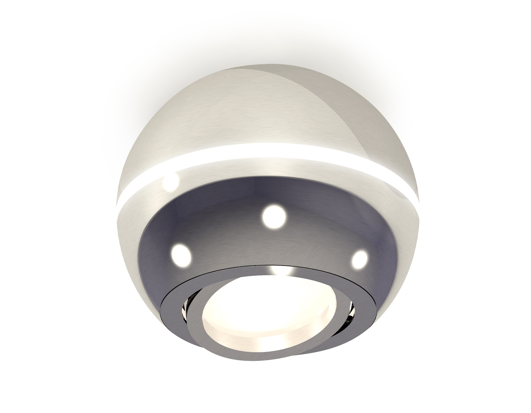 Ambrella Комплект накладного поворотного светильника XS1104011 PSL серебро полированное MR16 GU5.3 LED 3W 4200K (C1104, N7003) фото