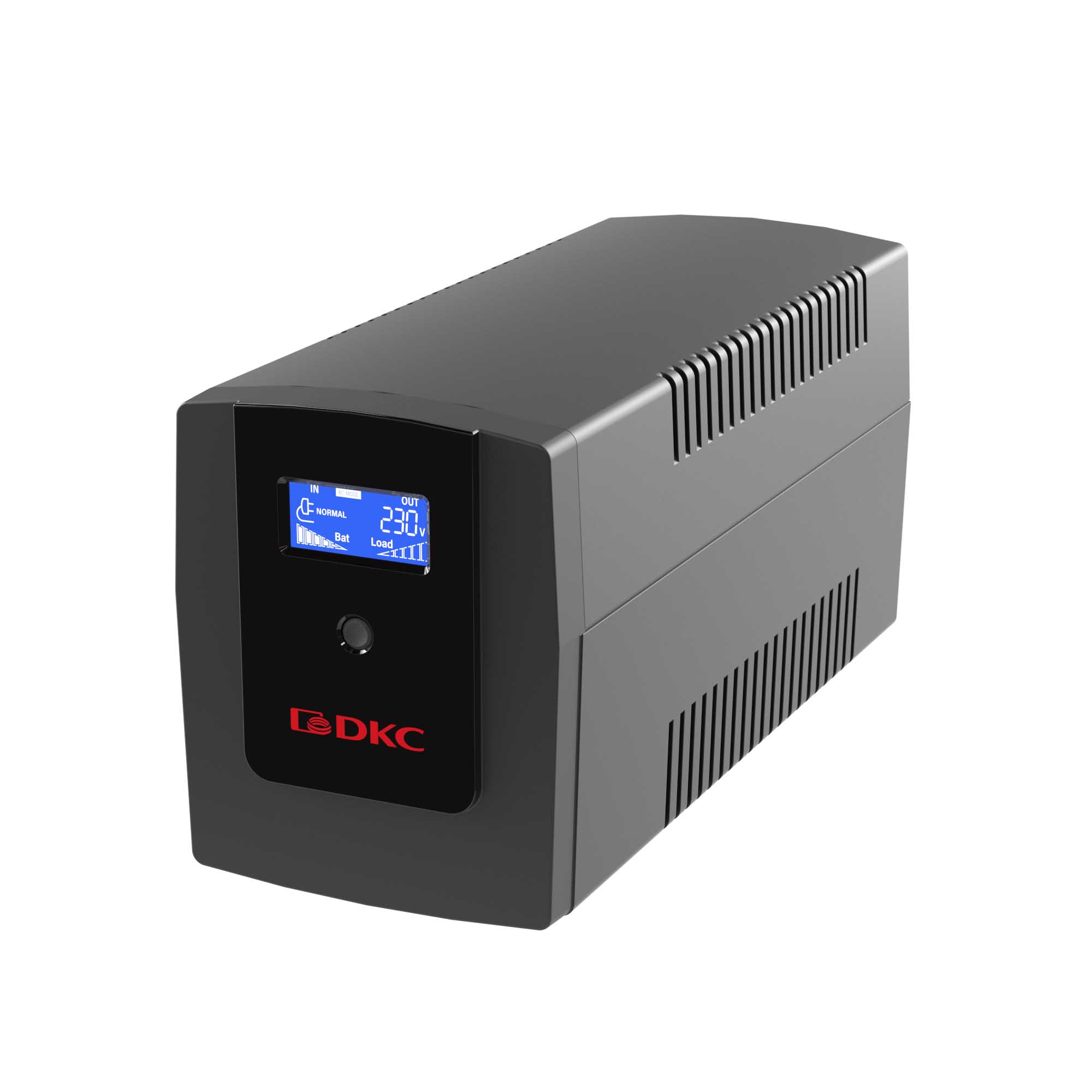 DKC Линейно-интерактивный ИБП ДКС серии Info LCD, 1500 ВА/900 Вт, 1/1, 4xIEC C13, USB + RJ45, LCD, 2x8Aч фото