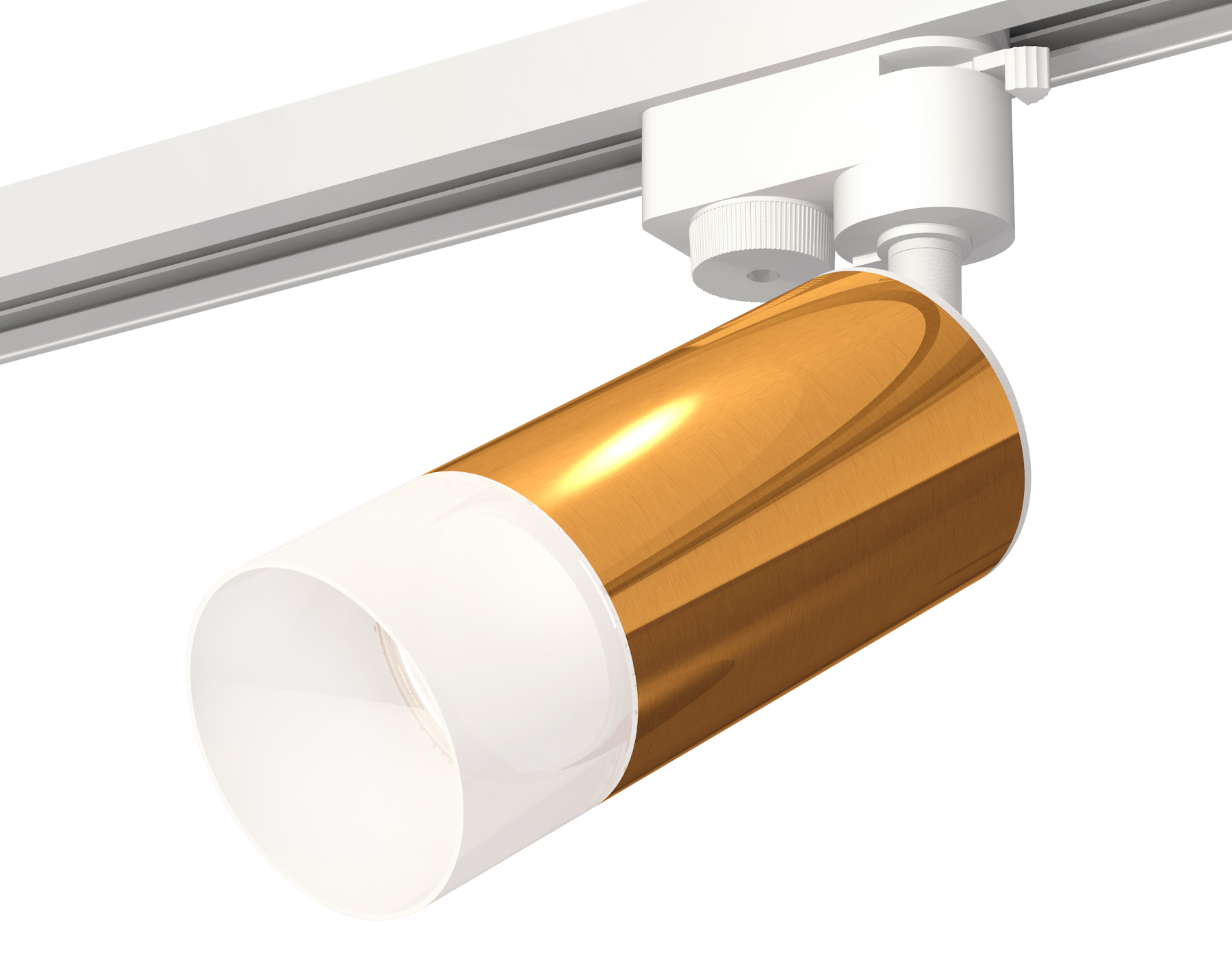 Ambrella Комплект трекового однофазного светильника с акрилом XT6327003 PYG/SWH/FR золото желтое полированное/белый песок/белый матовый MR16 GU5.3 (A2 фото