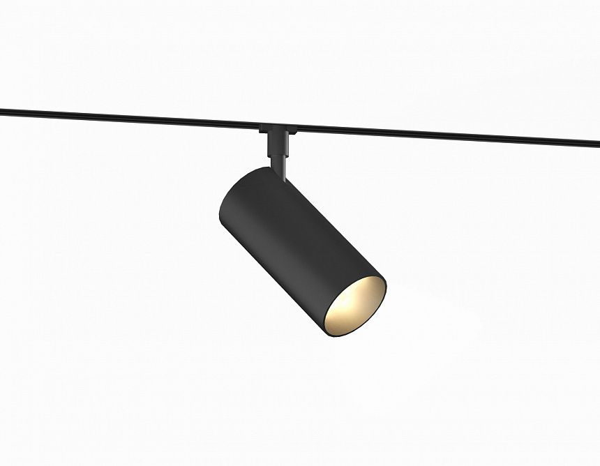 Ambrella Светильник светодиодный трековый Magnetic 48V 10mm GL2310 BK черный IP20 18W 3CCT 3000/4200/6400K D55*120 фото