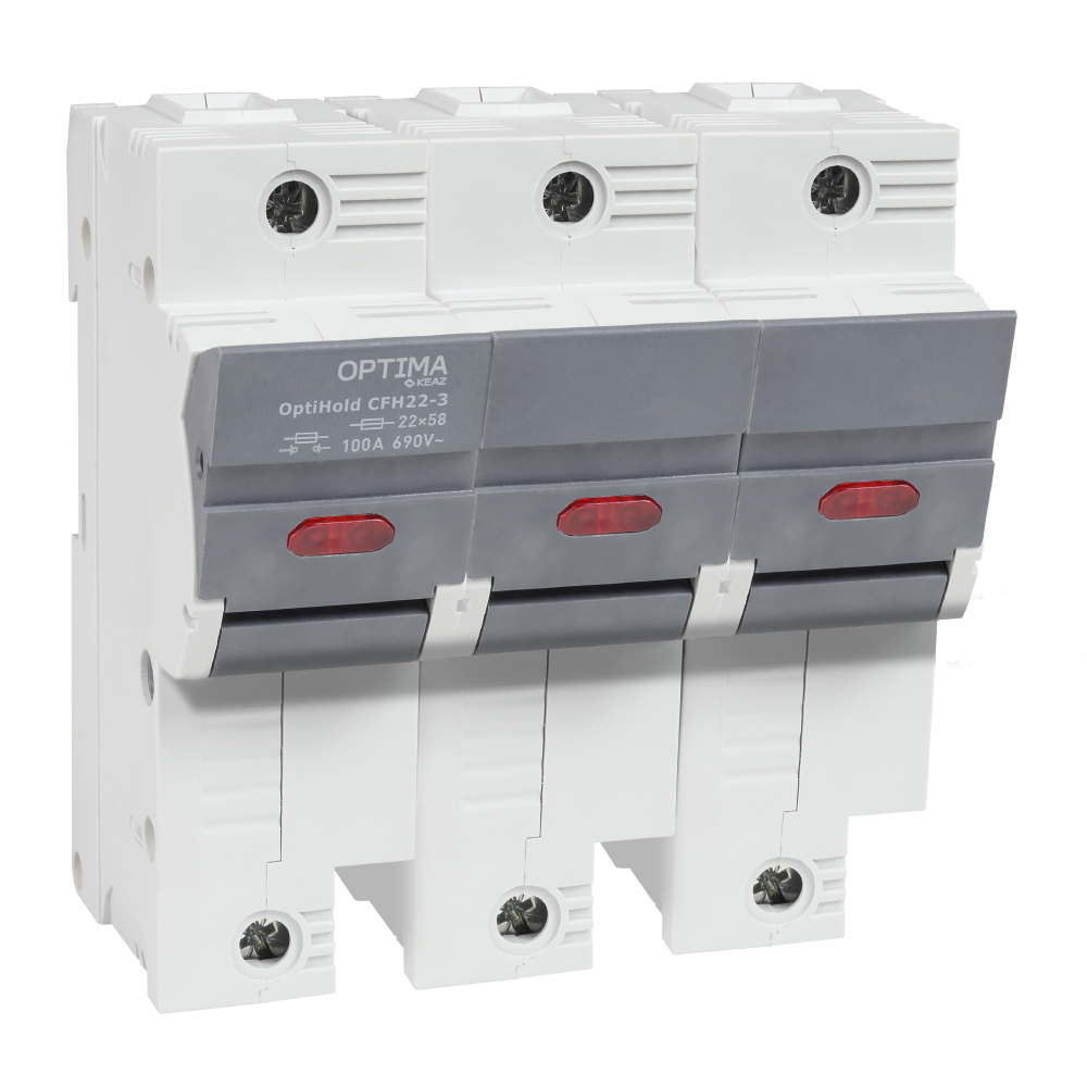 КЭАЗ Предохранитель-разъединитель модульный OptiHold CFH22-100-3 фото