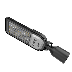 Gauss Светильник уличный Qplus 50W 6000lm 5000K 120-260V IP65 370*145*45мм черный КСС 