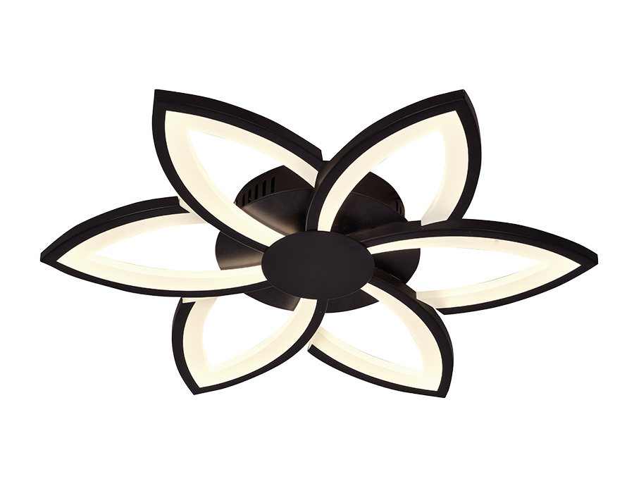 Ambrella Потолочный светодиодный светильник без пульта FA448/6 CF кофе 54W 4200K D560*60 (Без ПДУ) фото