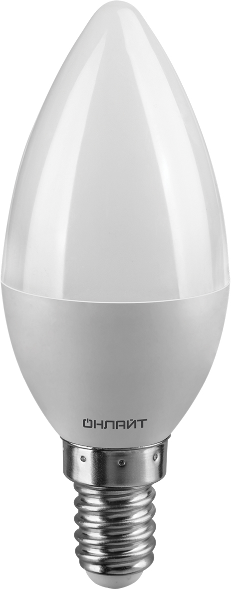 Лампа ОНЛАЙТ OLL-C37-9-230-4K-E14-FR (PRO 90-240 В) (100/10/1)
