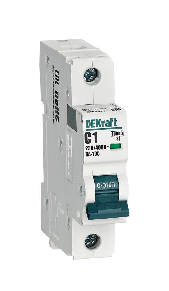 Dekraft Автоматический выключатель ВА105-1P-001A-C фото