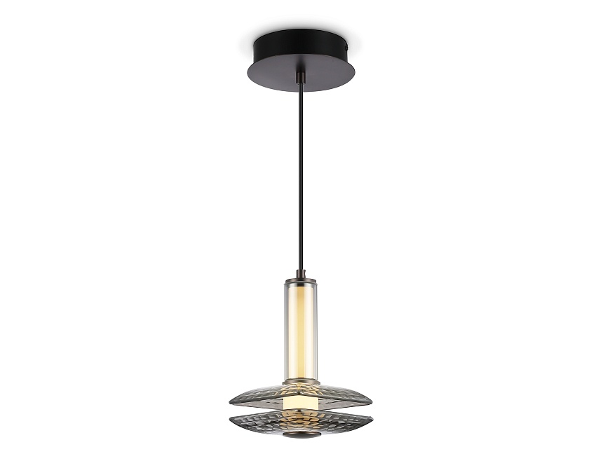 Ambrella Светильник светодиодный подвесной LH31003 GR/SM серый/дымчатый 10W 3000K 150*150*240 фото