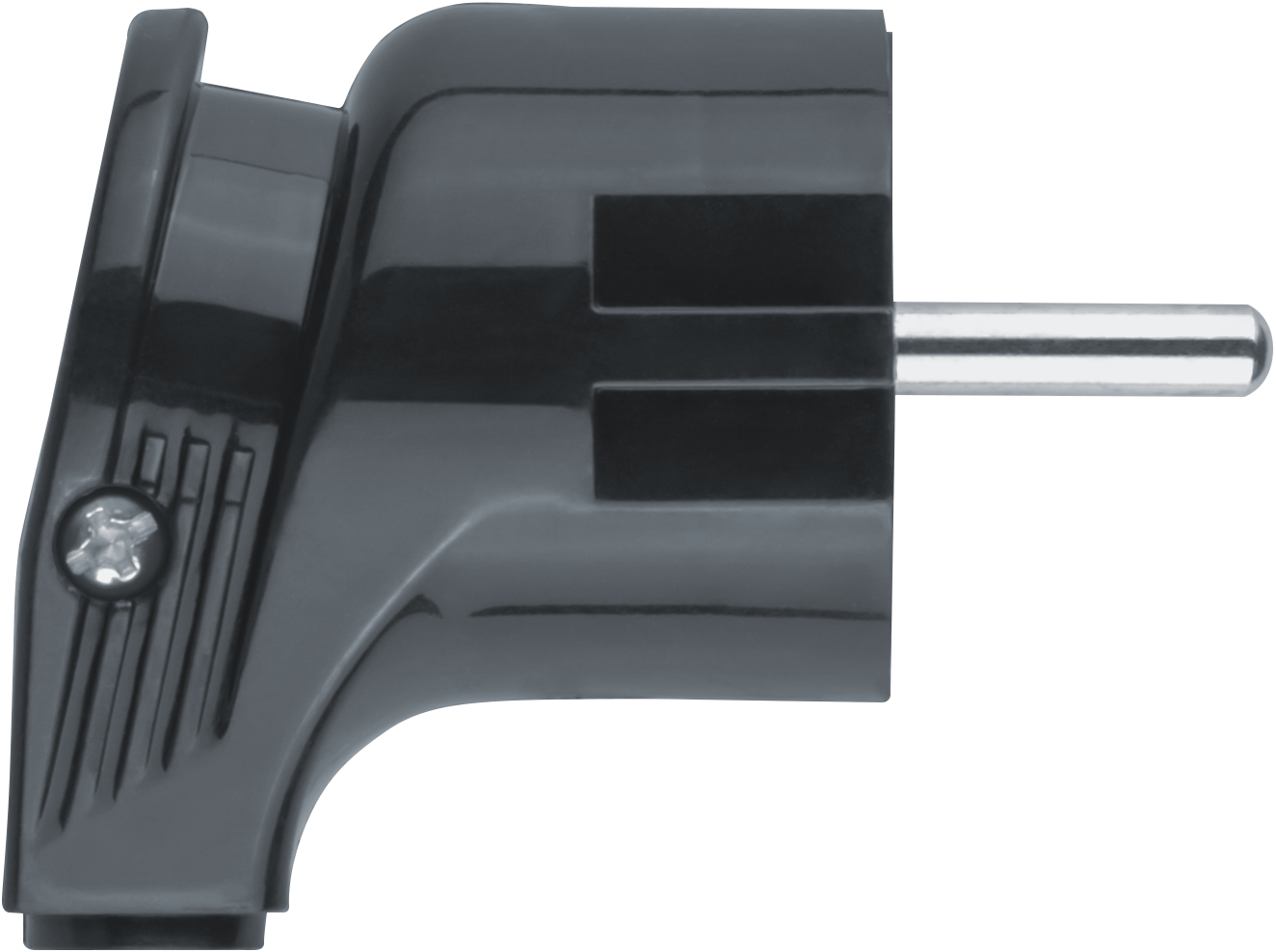 Вилка Navigator NCA-PL04-16A-E-BL угловая с/з черная (300/30/1)