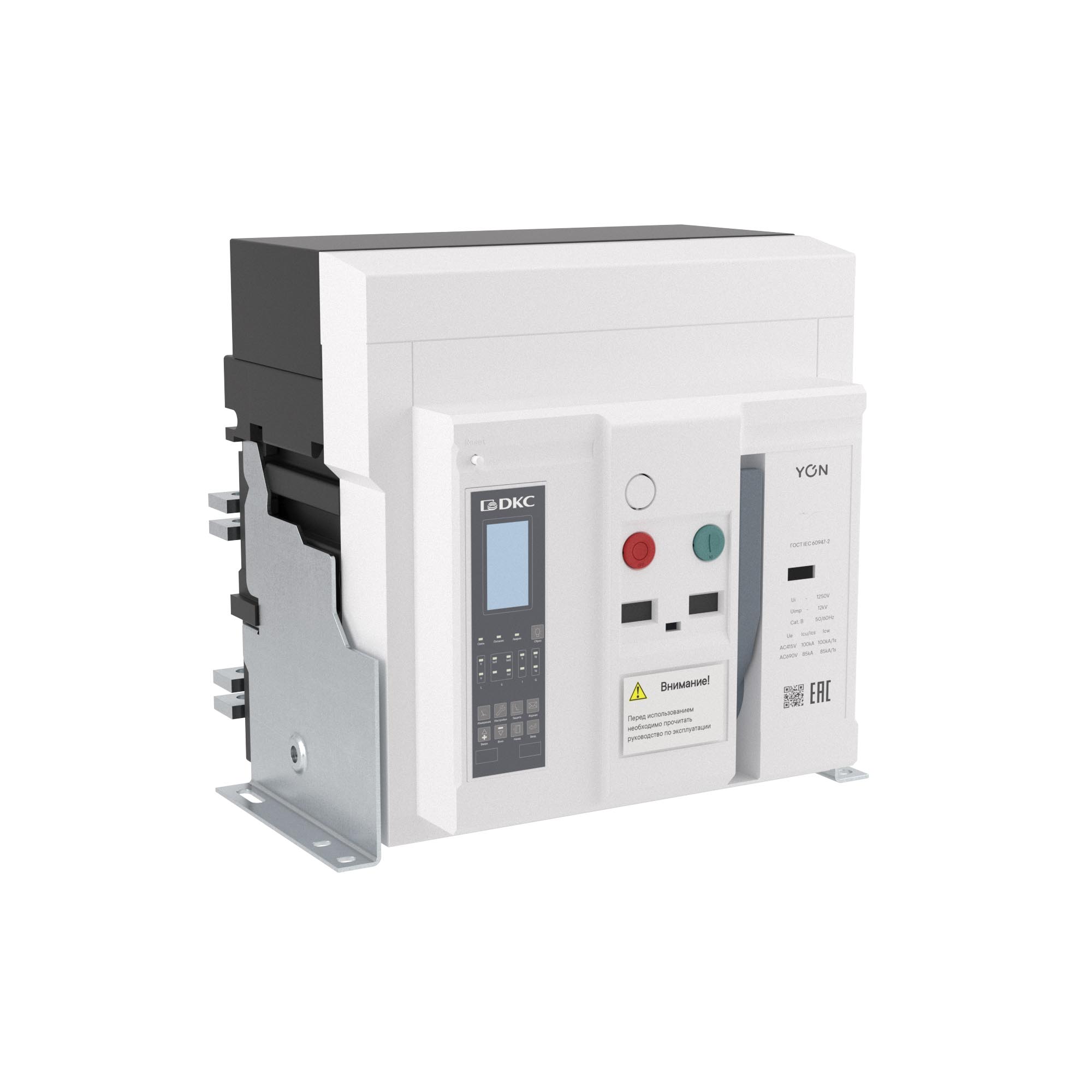 DKC Воздушный автоматический выключатель YON pro ANX25X 3P 2500 А 100 кА, расцепитель ETE, стационарный, горизонтальное/вертикальное подключение, упра фото
