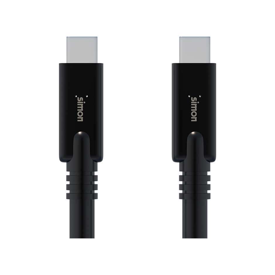 Simon Brico Черный Кабель USB C-C v3.1, 1м фото