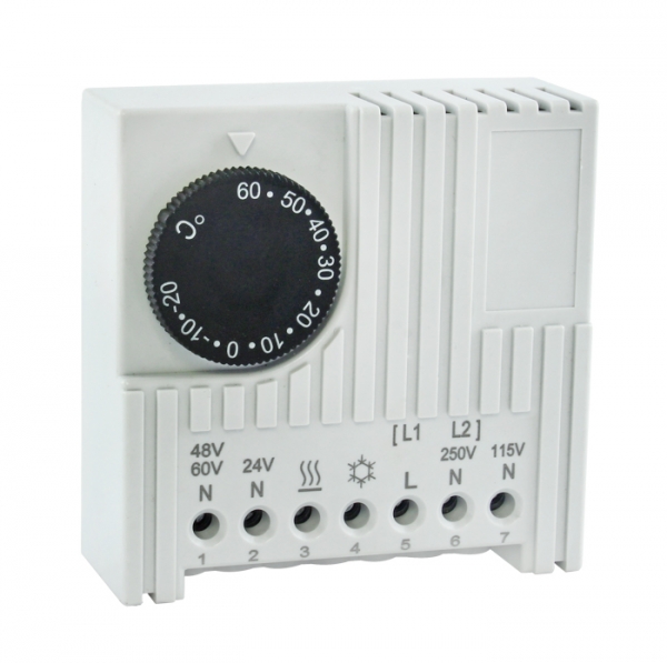 EKF Термостат NO/NC (охлаждение/обогрев) на DIN-рейку 5-10A 230В IP20 PROxima фото