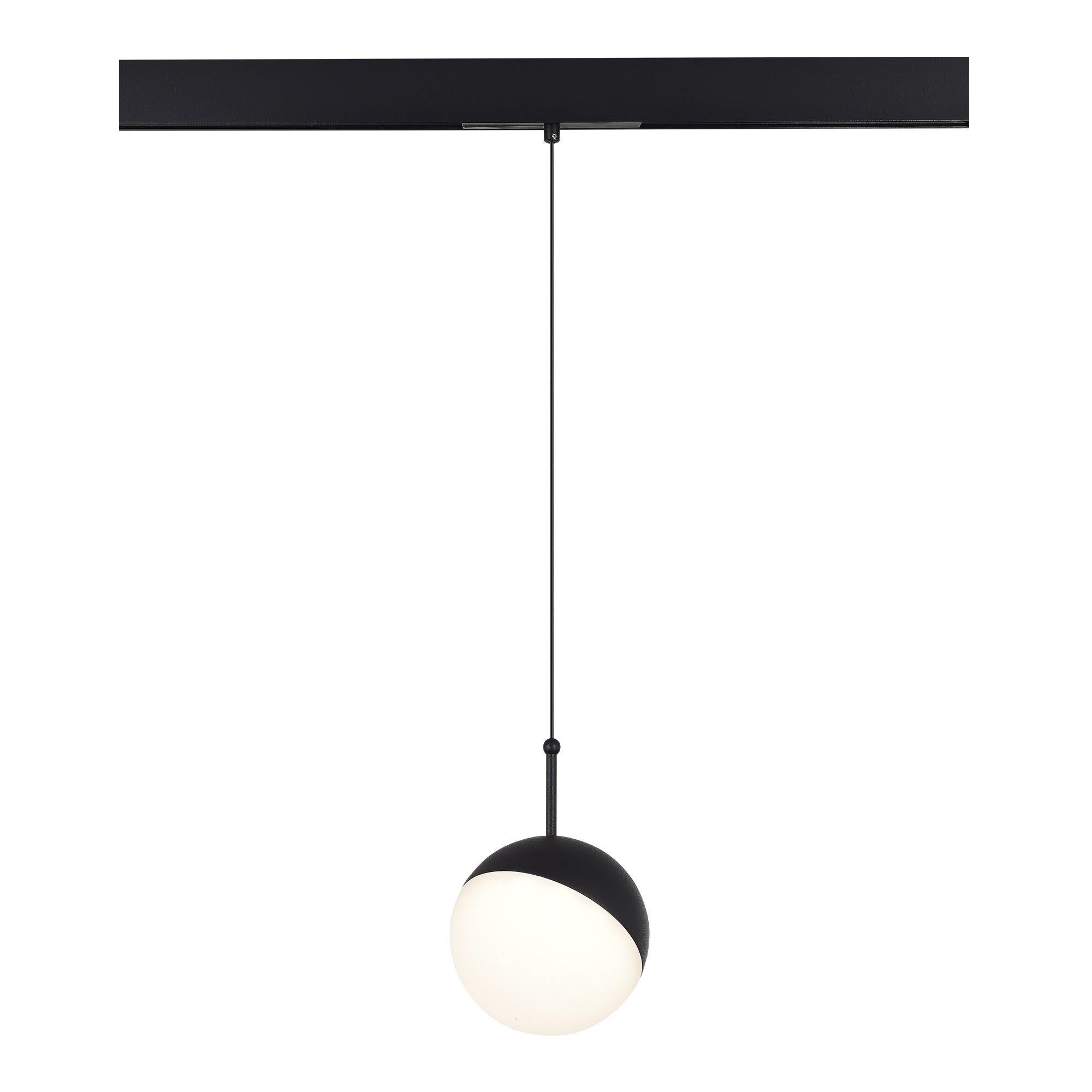 ST LUCE ST681.446.07 Магнитный трековый светильник Черный LED 1*7W 4000K Lm Ra90 120° IP20 D100xH- 48V фото