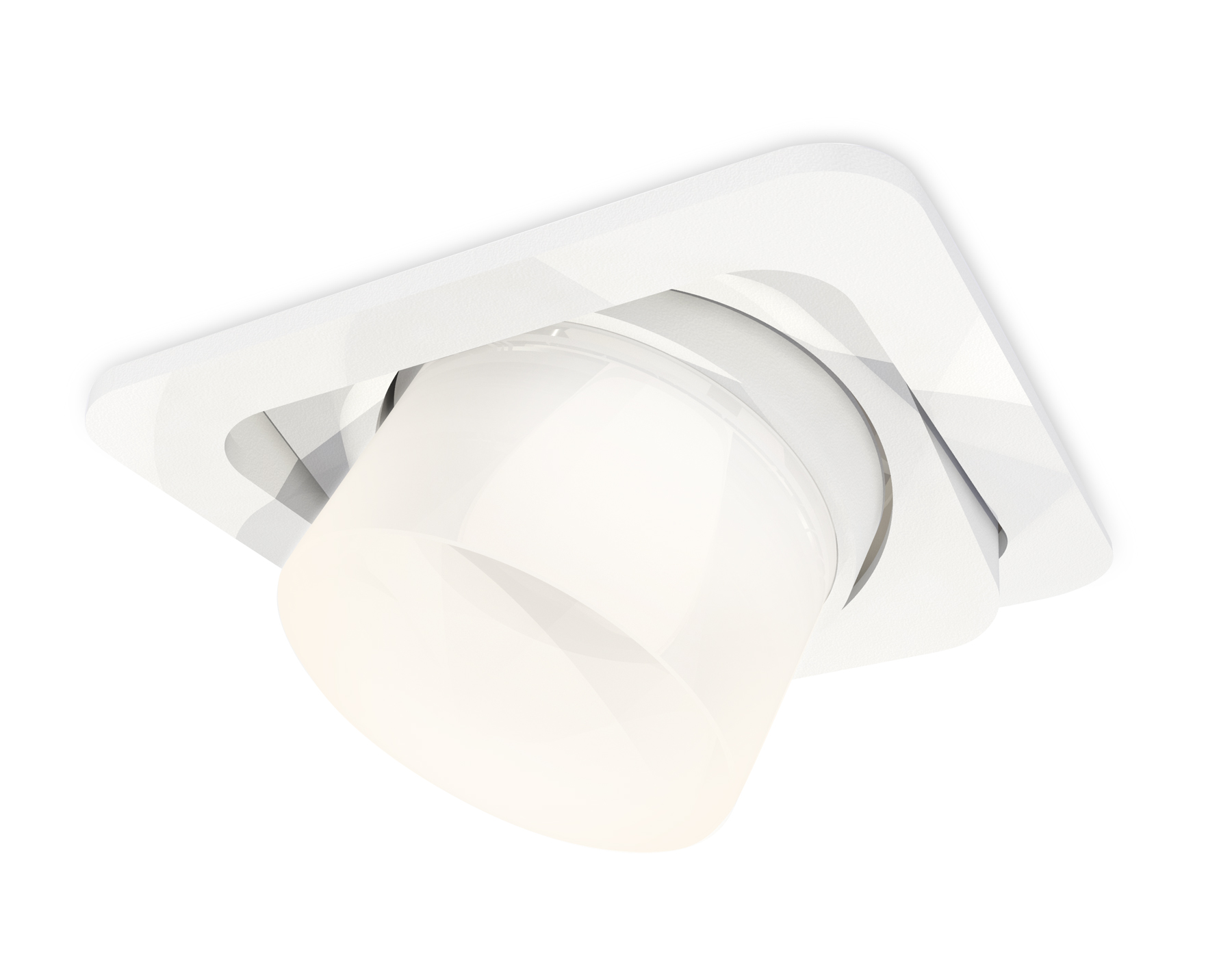 Ambrella Комплект встраиваемого поворотного светильника XC7658085 SWH/FR белый песок/белый матовый MR16 GU5.3 (C7658, N7170) фото