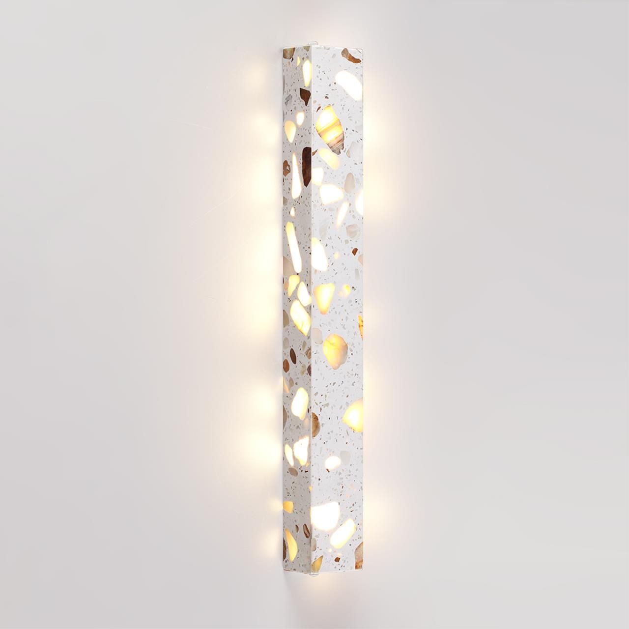 Odeon Light 7012/15WL L-VISION ODL25 Настенный светильник светильник металл/тераццо/античн. бронза IP20  1*15W 3000K 220V TERRAZZO фото