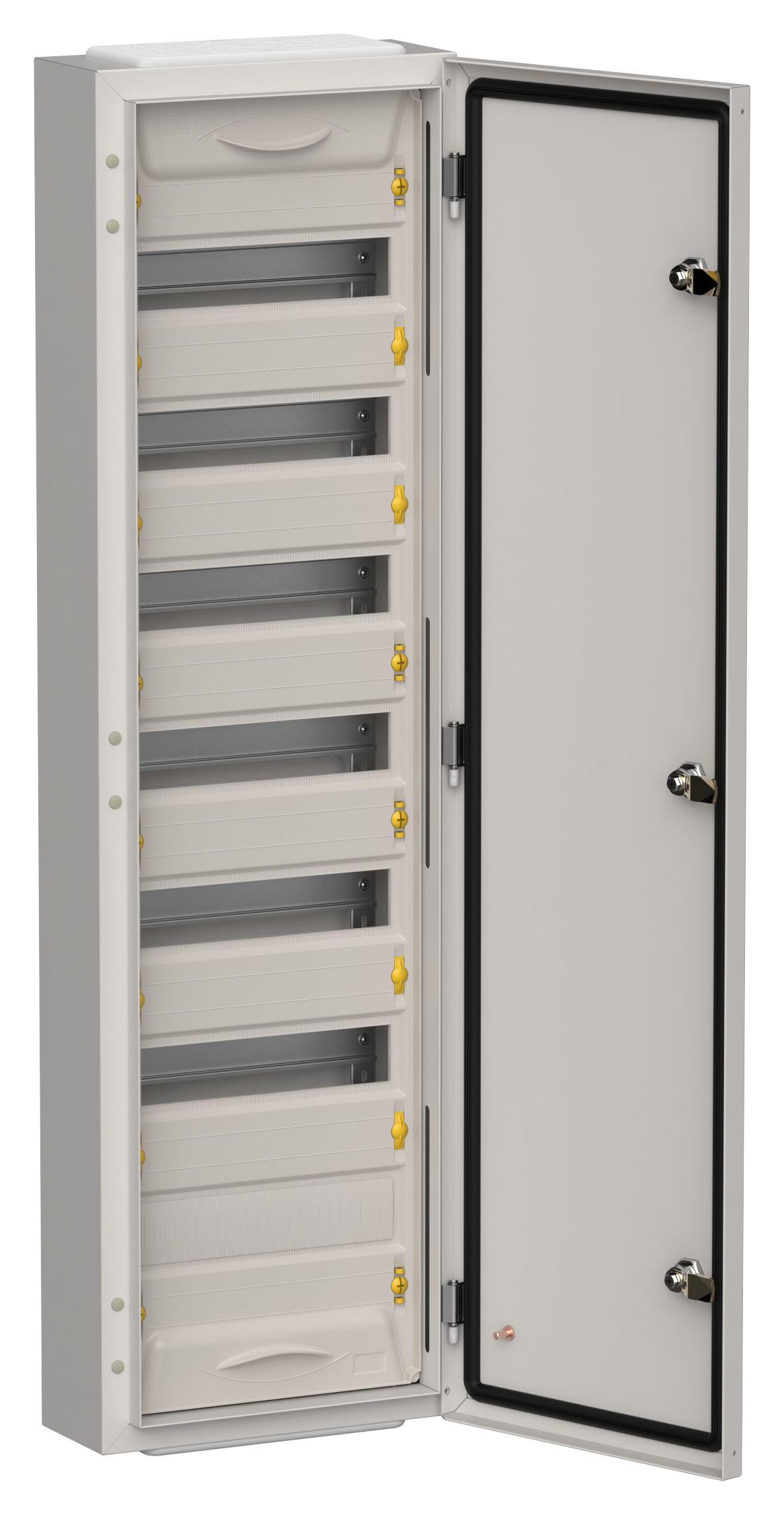 IEK TITAN 5 Корпус мет. ЩРн-84 (1х84) 1085х310х140 IP54 сер фото