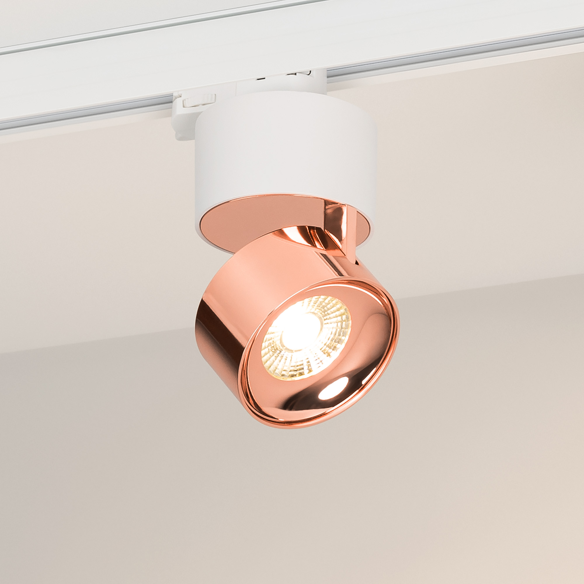 Arlight Светильник SP-PLURIO-TRACK-4TR-R77-9W Day4000 (WH-COP, 36 deg, 230V) (IP20 Металл, 3 года) фото