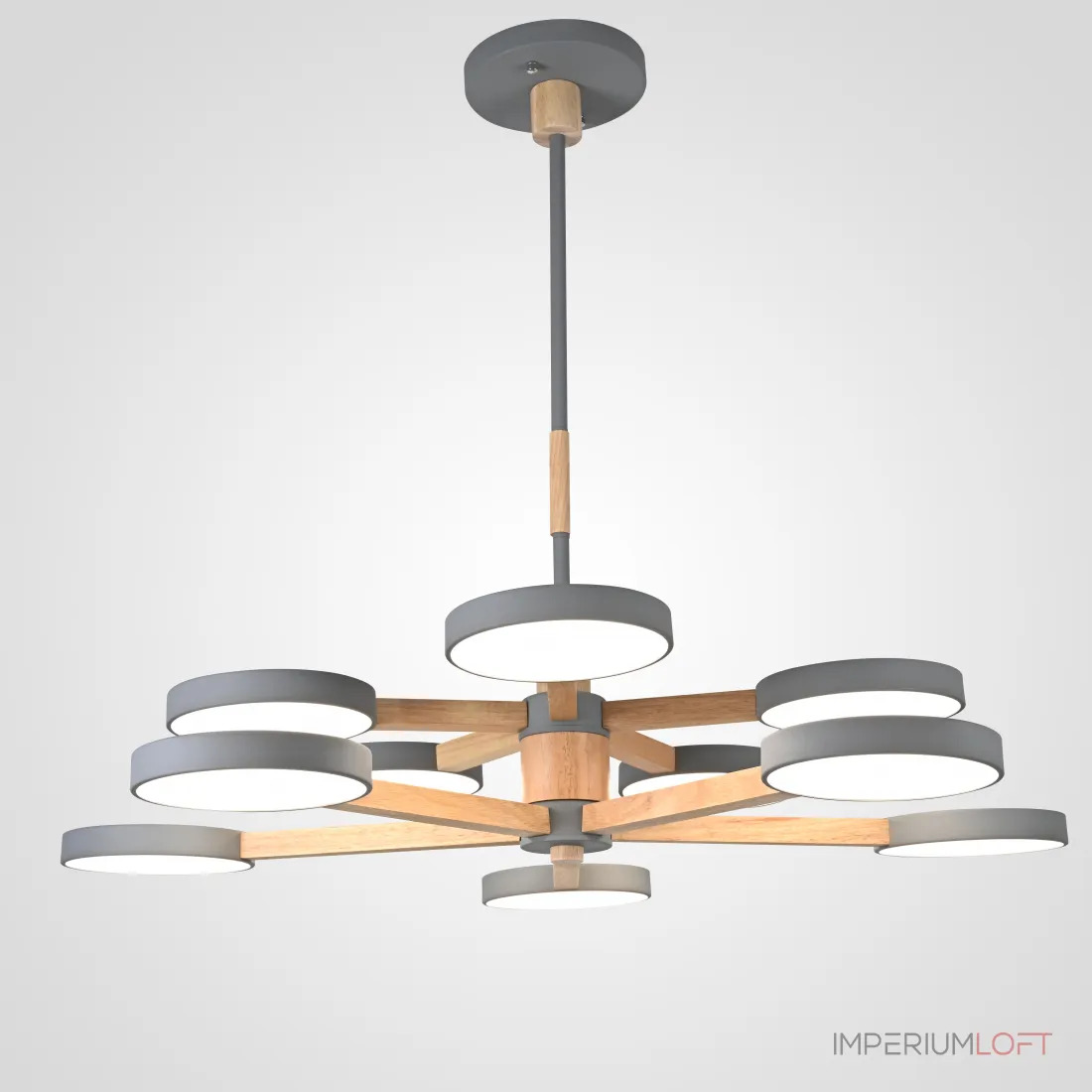 ImperiumLoft Подвесная люстра TURNA DBL L10 Gray фото
