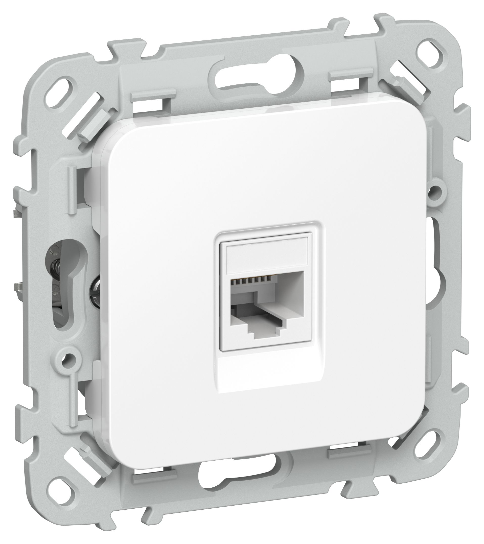 IEK FLITE Белый Розетка компьютерная RJ45 категория 6 UTP фото