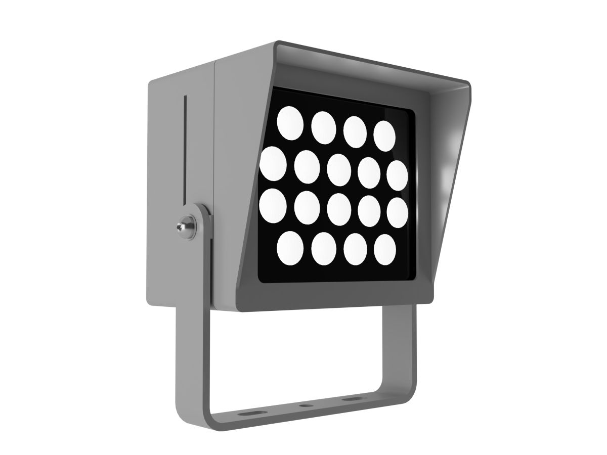 Ledel L-point 36/36/К15/850/04/A1-C1/IP65 RAL7035 Муар фото