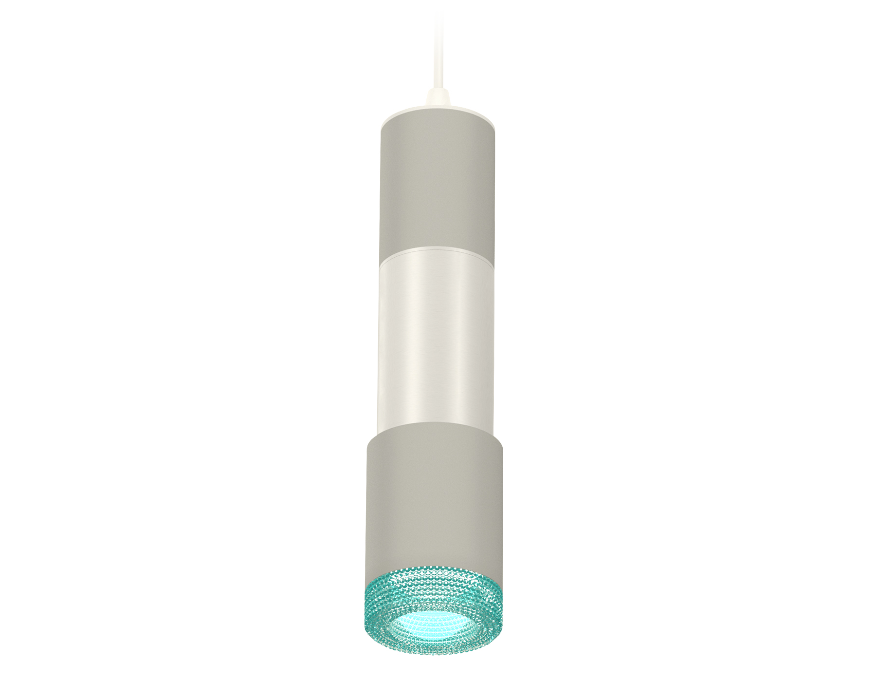 Ambrella Комплект подвесного светильника XP7423002 SGR/PSL/BL серый песок/серебро полированное/голубой MR16 GU5.3 (A2301, C6314, A2060, C6325, A2030, фото