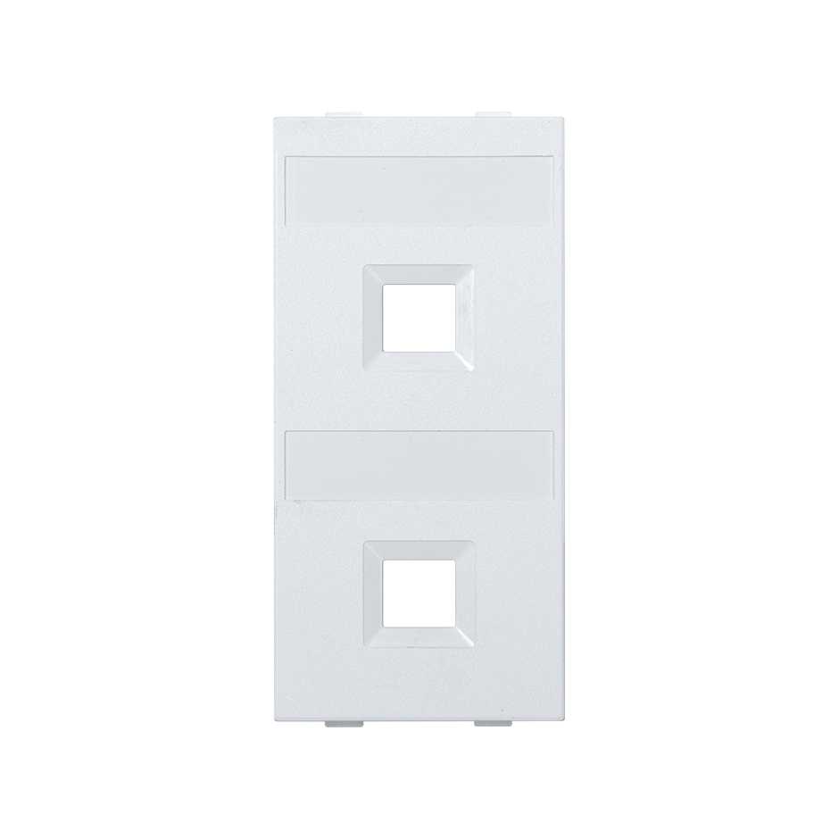 Simon Connect Белый Адаптер 2 местн. для RJ45 AMP, BRAND REX, RIT, CIMABOX, Cima-модуль 52x108 м фото