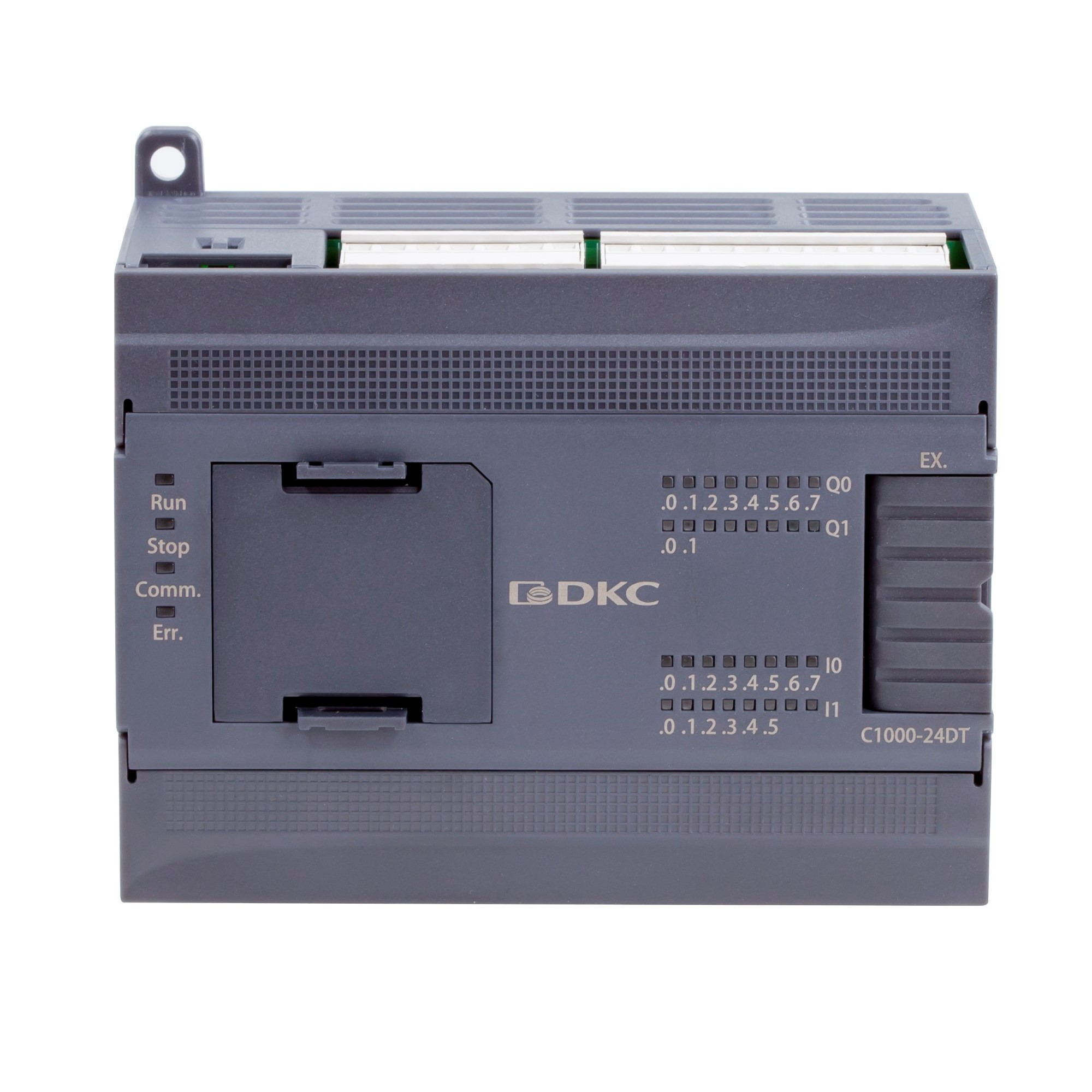 DKC Процессорный модуль программируемого логического контроллера, н.пит. – 100-240В AC, 14 DI - 24В DC(PNP/NPN), 10 DO - 24В DC(PNP), ком. порты – 2хR фото
