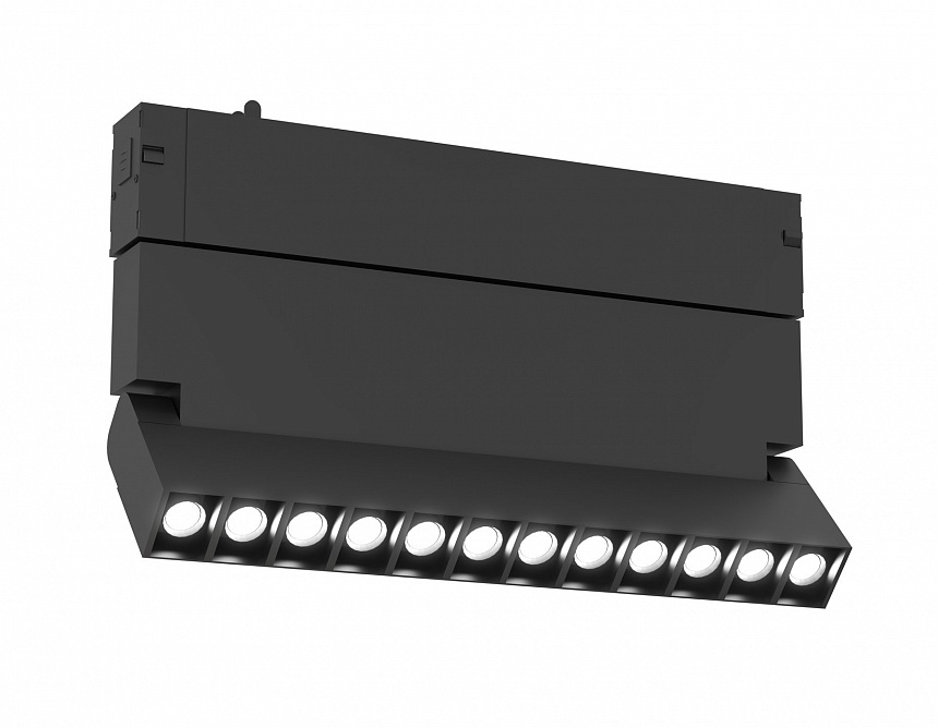 Ambrella Светильник трековый светодиодный Magnetic SMART 220V 25mm GL8090 BK черный IP20 9W 3000-6000K 24° 220*25*138 фото