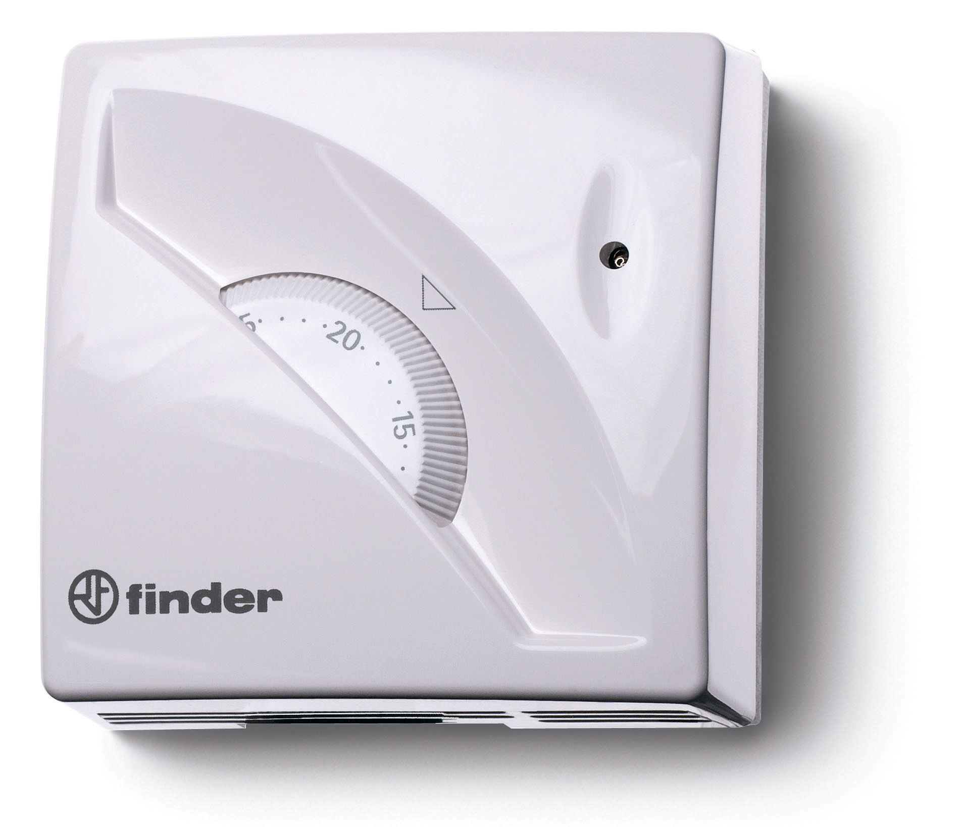 Finder Комнатный термостат; 1СО 16А; монтаж на стену; поворотная ручка; цвет белый фото