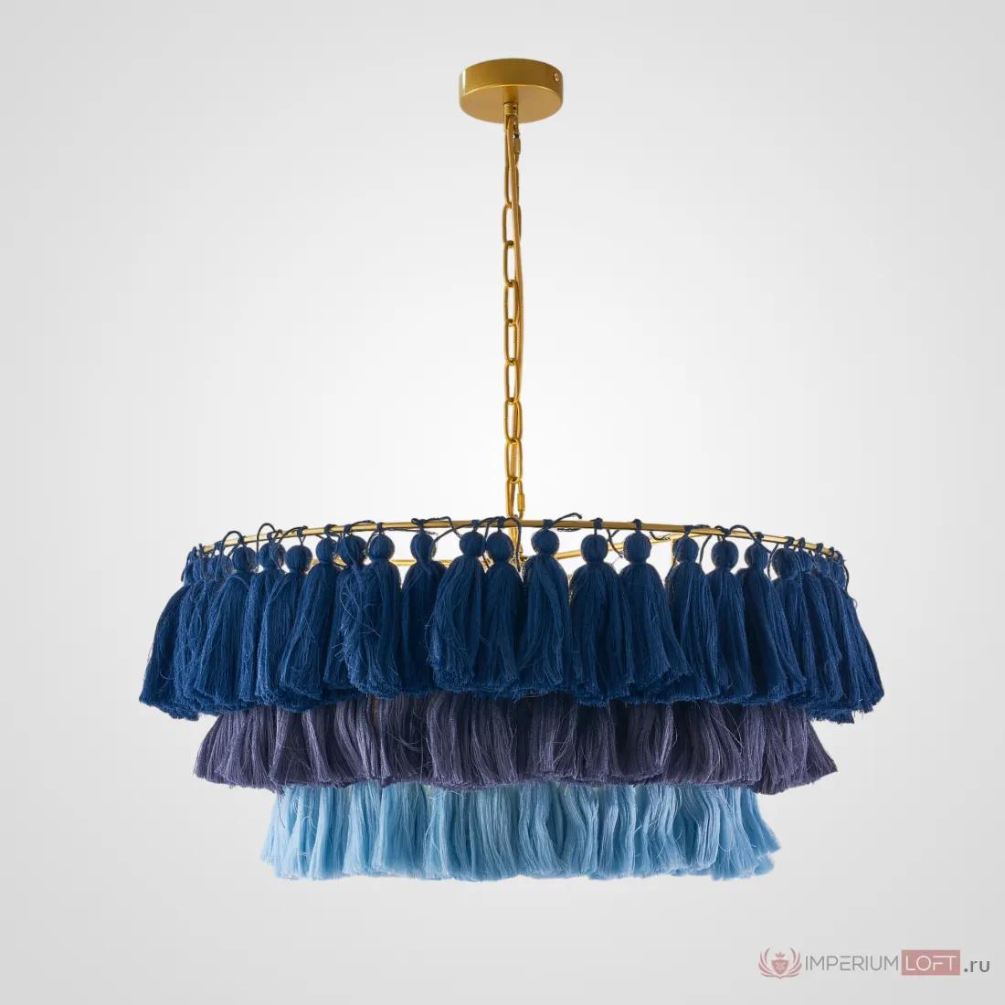 ImperiumLoft Подвесная люстра TASSEL Синий фото