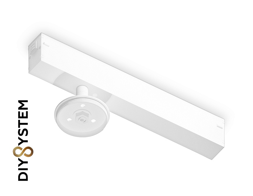 Ambrella Крепеж трековый для корпуса DIY D60mm Magnetic 220V A2544 WH белый 232*60*80 фото