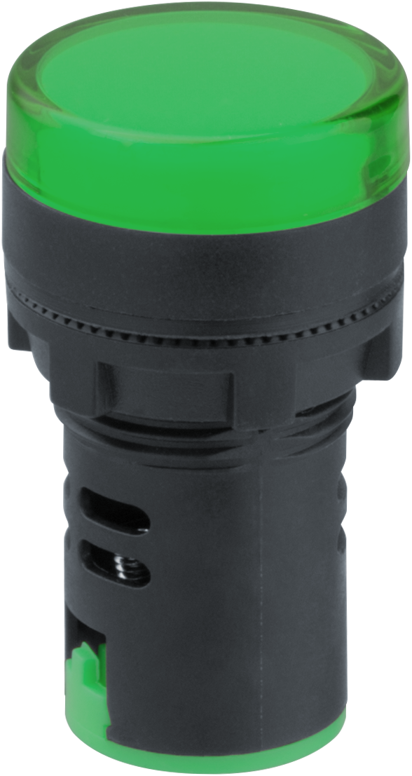 Лампа индикаторная Navigator NBI-I-AD22-230-G зеленая d22мм 230В AC/DC (240/20/1)