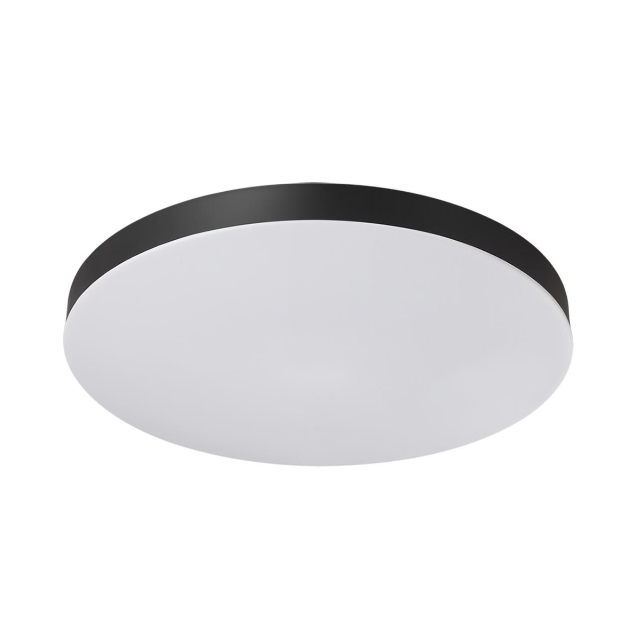 Sonex 7760/50L MITRA LED SN Светильник пластик/белый/черный LED 50Вт 3000-6500K D500 IP54 CCT GAMMA фото