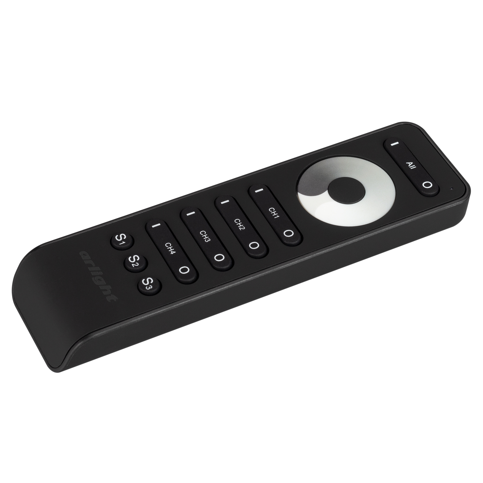 Arlight Пульт SMART-R33-DIM Black (4 канала, 2.4G) (IP20 Пластик, 5 лет) фото