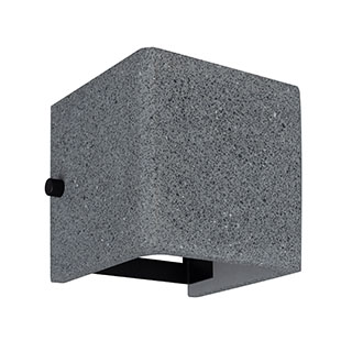 Arlight Светильник LGD-PERAN-WALL-S120x120-6W Warm3000 (BK, 0-80 deg, 230V) (IP65 Бетон, 3 года) фото