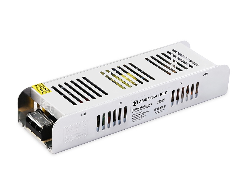Ambrella Блок питания для светодиодной ленты с EMC 24V 250W 10.4A IP20 185-260V 223*67*40 GS8685 фото