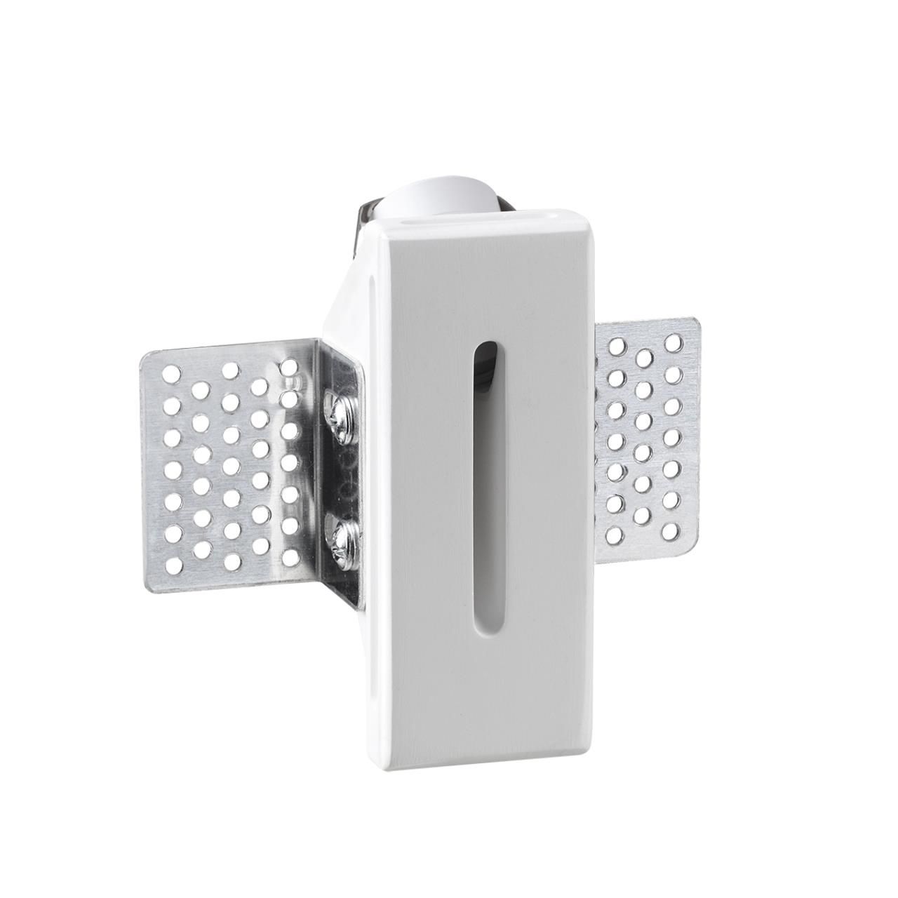 Odeon Light 7082/3WL HIGHTECH ODL25 Подсветка лестницы прямоугольная  металл/гипс IP20 LED 3W 3000K 25° 220V GIPS фото