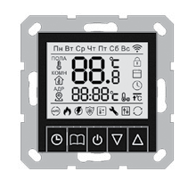 Jasmart G Черный матовый Терморегулятор электронный 16А 250V~ в комплекте с датчиком (4м, 5х20мм) фото