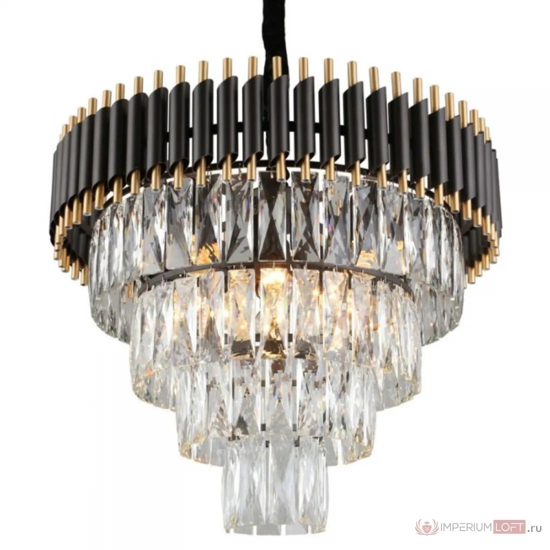 ImperiumLoft Подвесная люстра Empire Black Chandelier Crystal D 54 фото