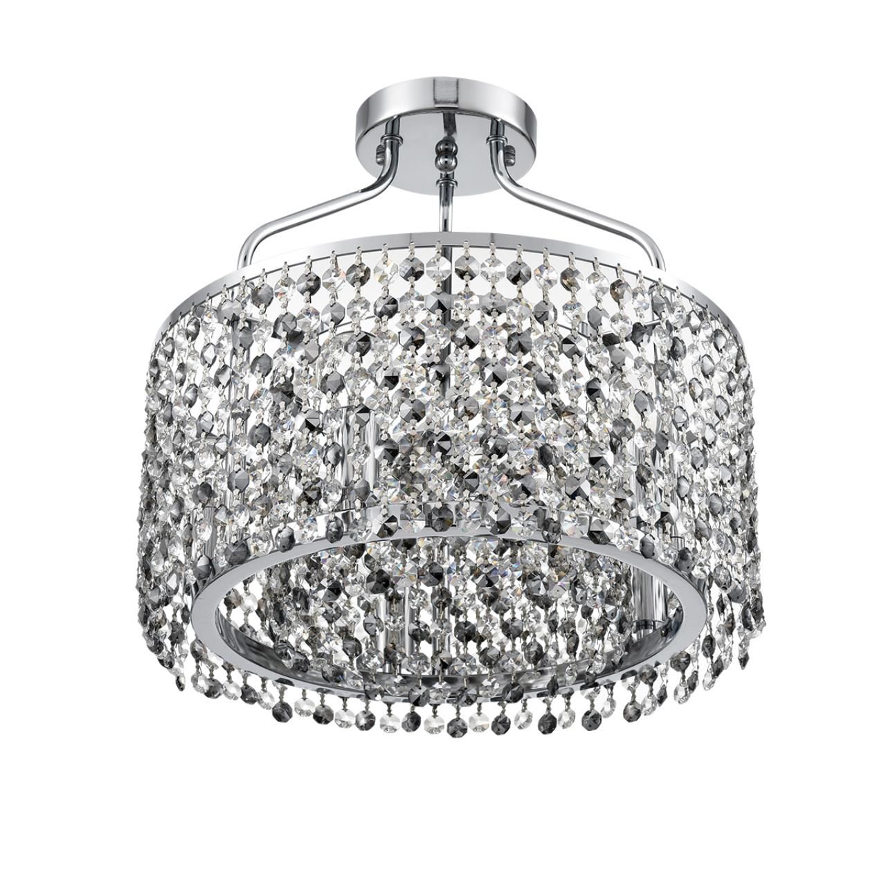 Lumion 8244/5C CLASSI LN25 хром, металл/хрусталь Люстра потолочная E14 5*40W 220V LAYLA фото